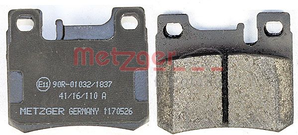 METZGER 1170526 Bremsbelagsatz, Scheibenbremse
